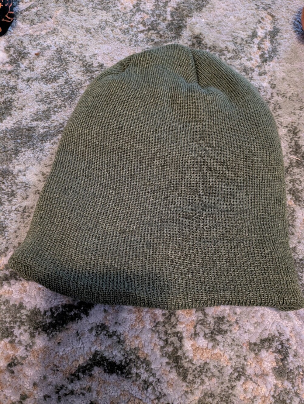 George Olive Green Knit Beanie